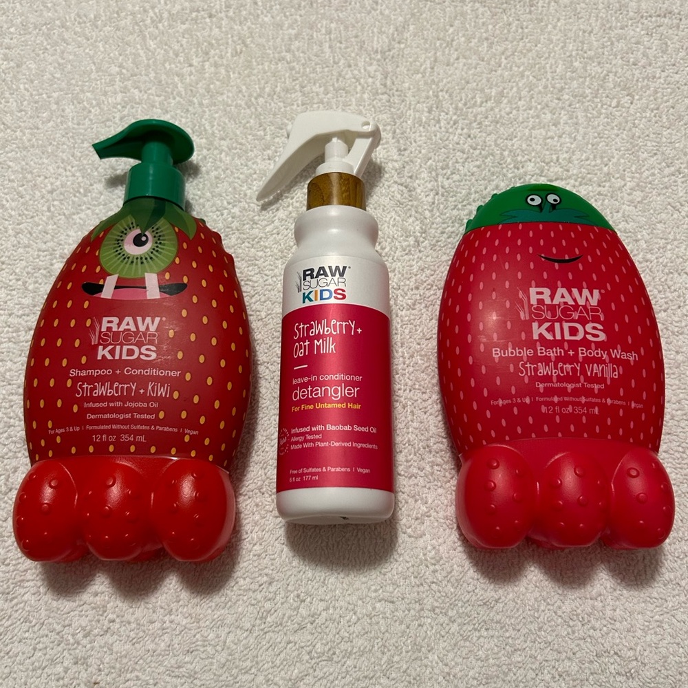 Raw Sugar Kids Bath Set